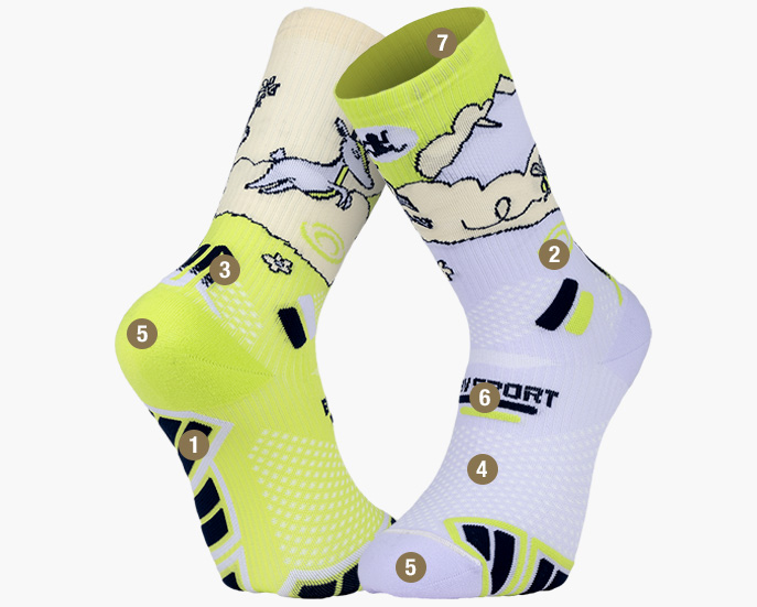 Trail Ultra High Collector DBDB Socks La Cham